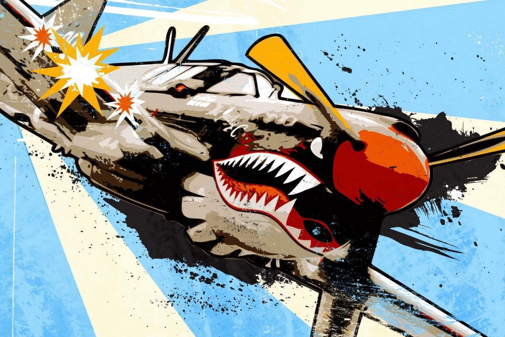 Граффити самолет