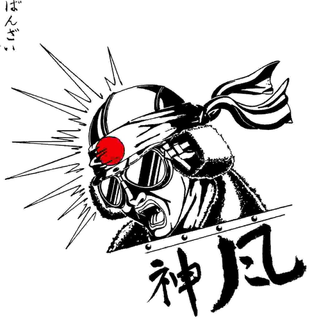 Камикадзе рисунок