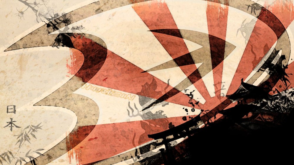 Флаг японской империи камикадзе