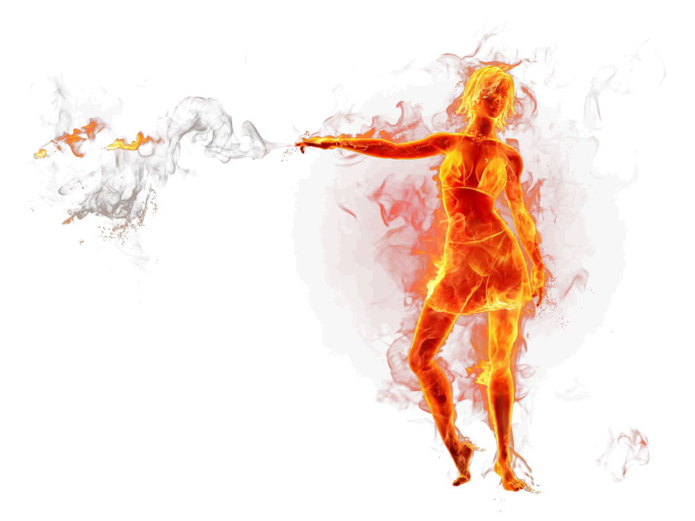 Огонь на ладони