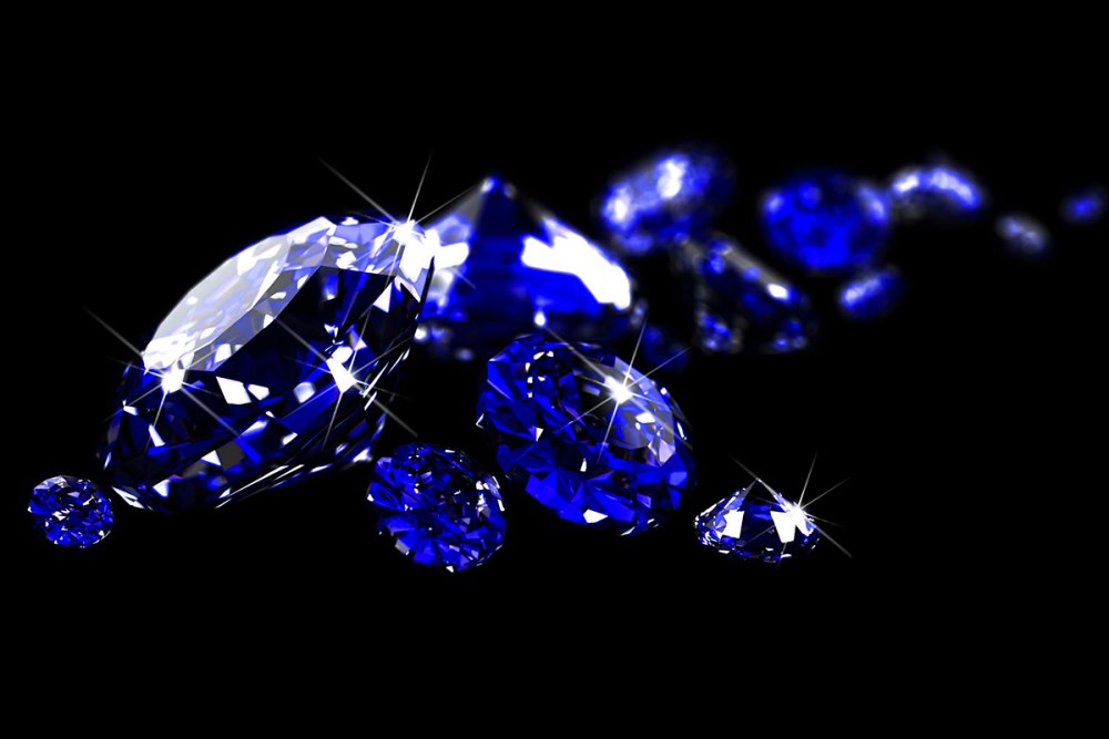 Алмаз много