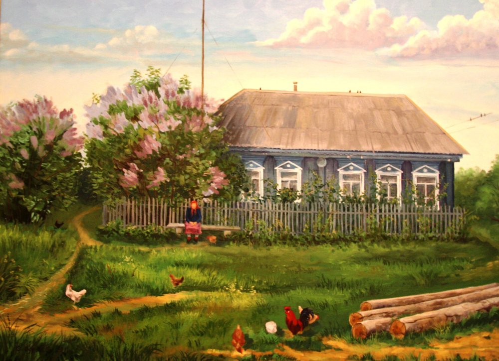 Природа лето деревня