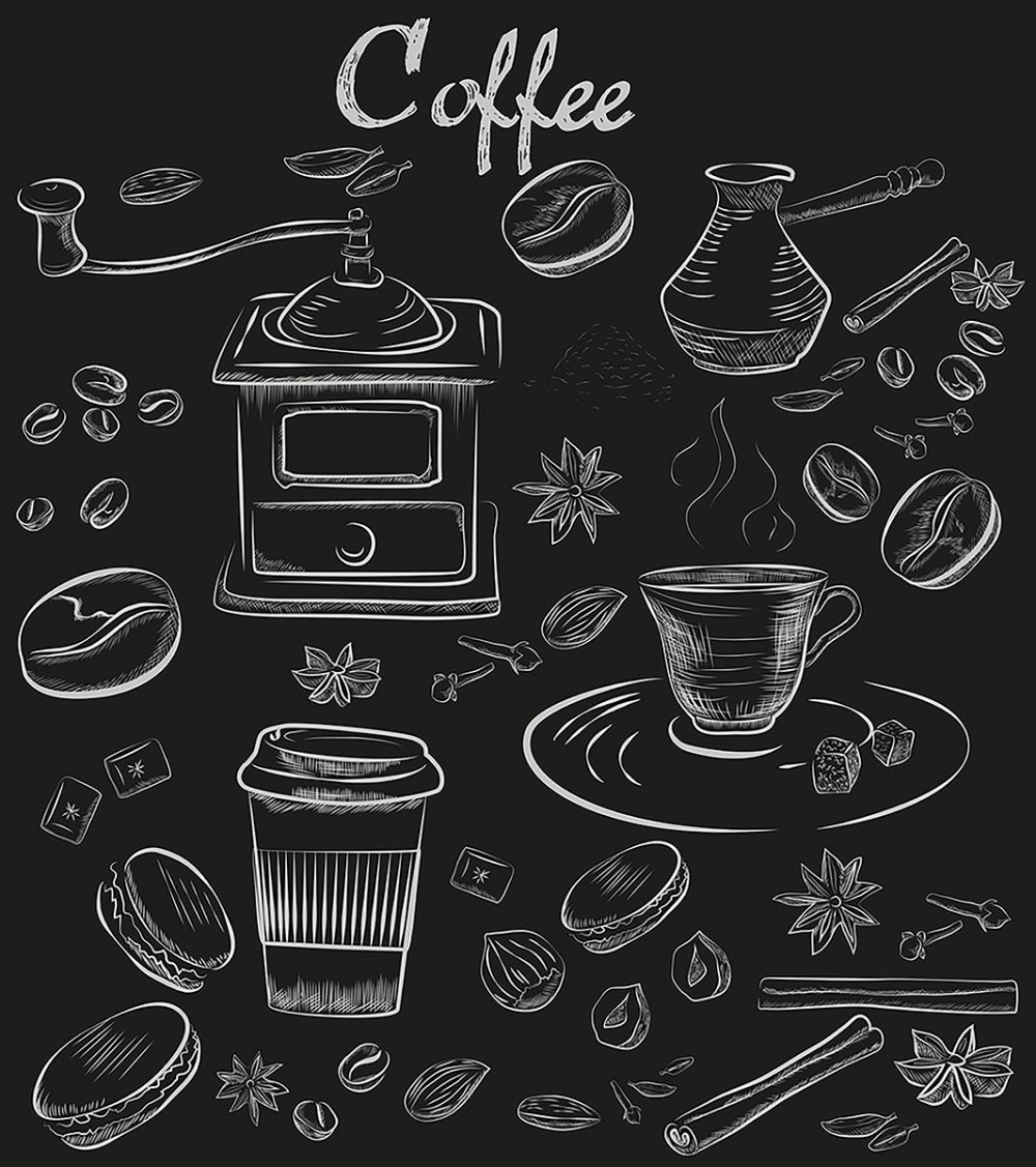 Стакан кофе мокап