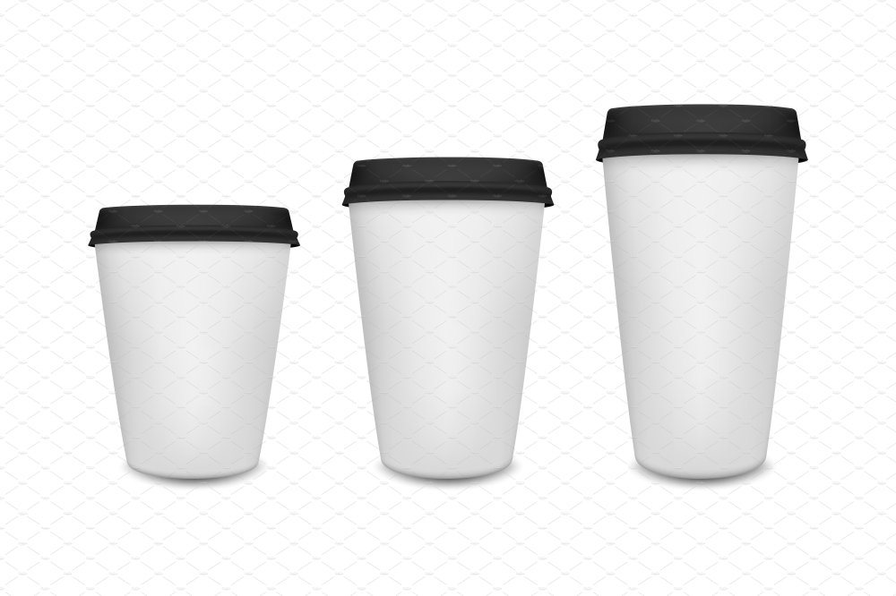 Кофейный стаканчик белый