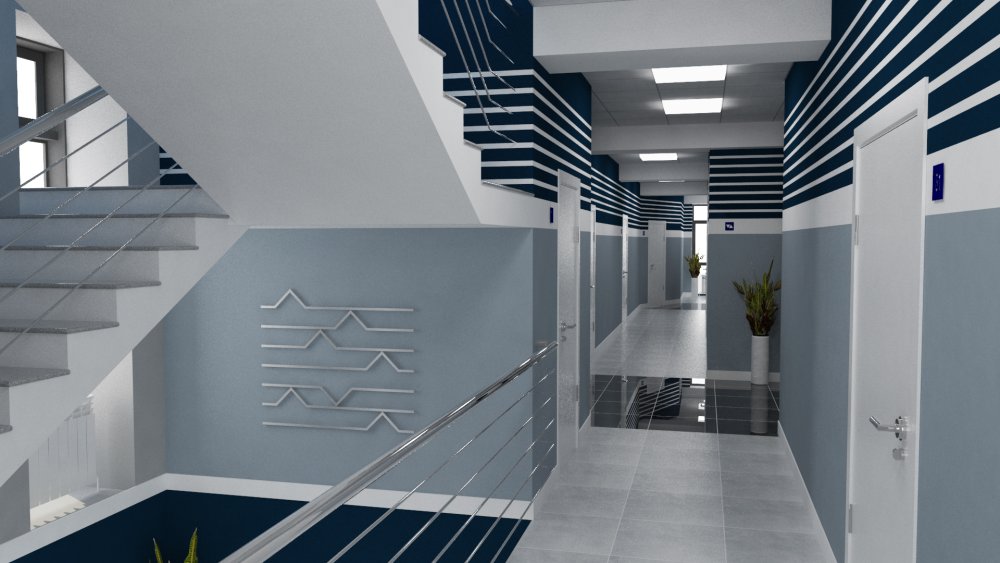 Офисный коридор