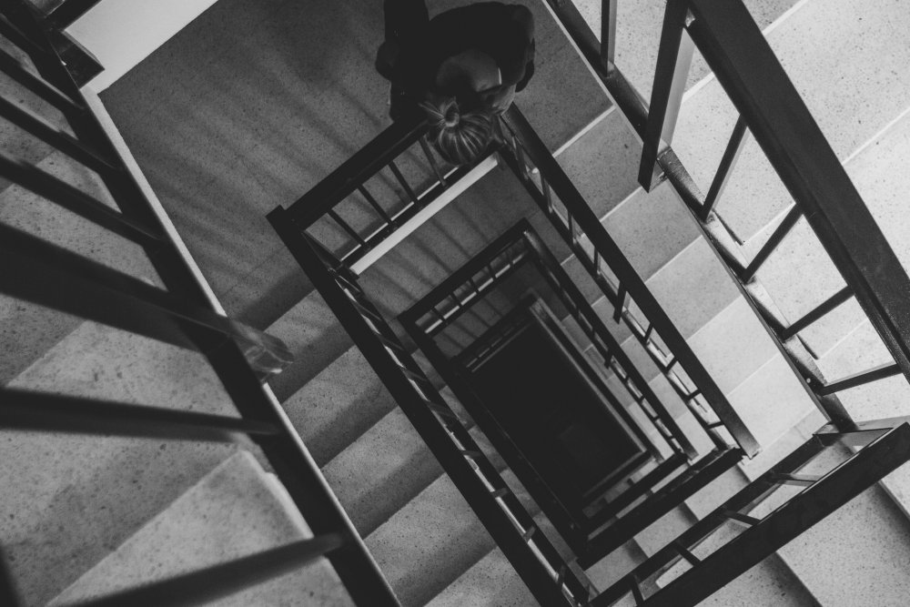 Лестничный пролет сверху