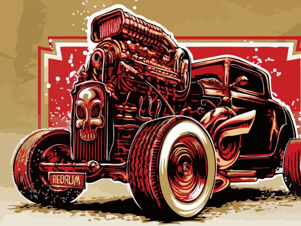 Ретро плакаты авто