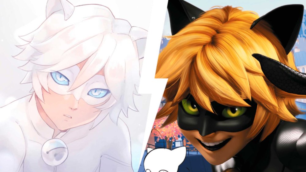 Кот Блан из леди баг