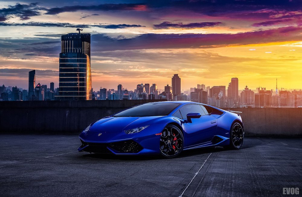 Ламборджини авентадор черный