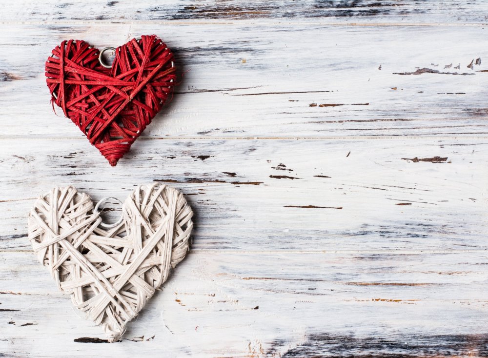 Красивый фон с сердечками