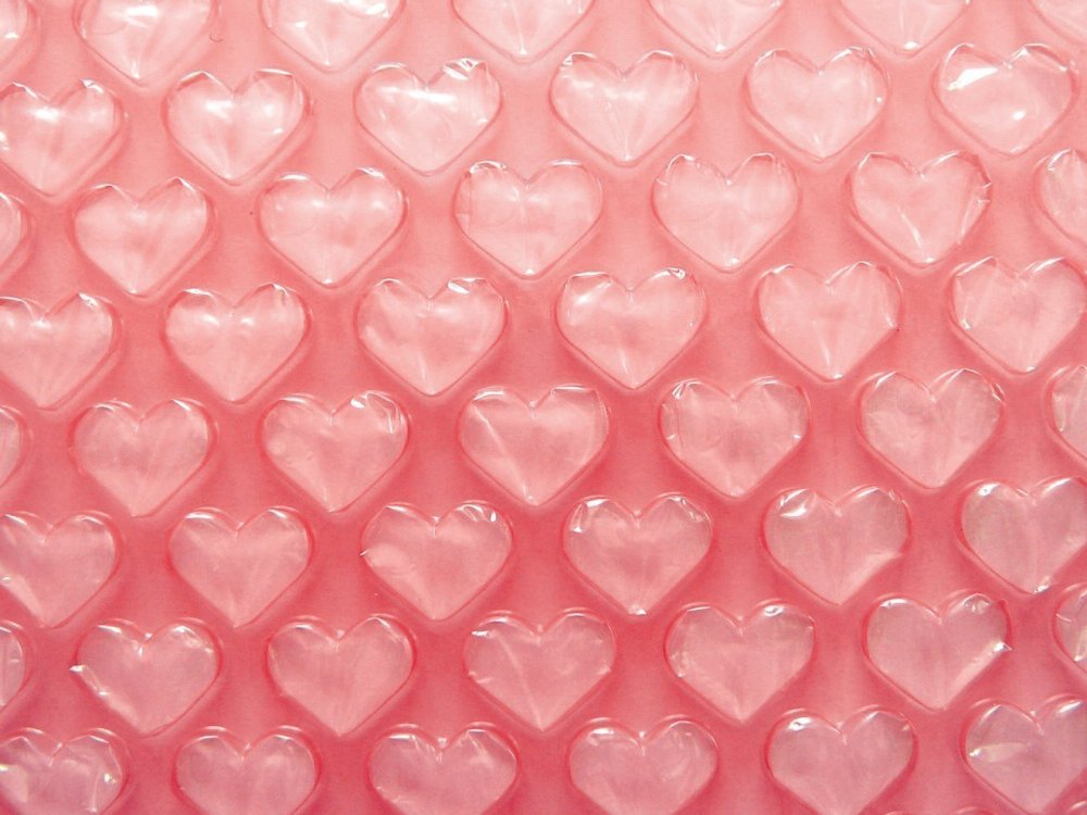 Розовые сердечки Эстетика