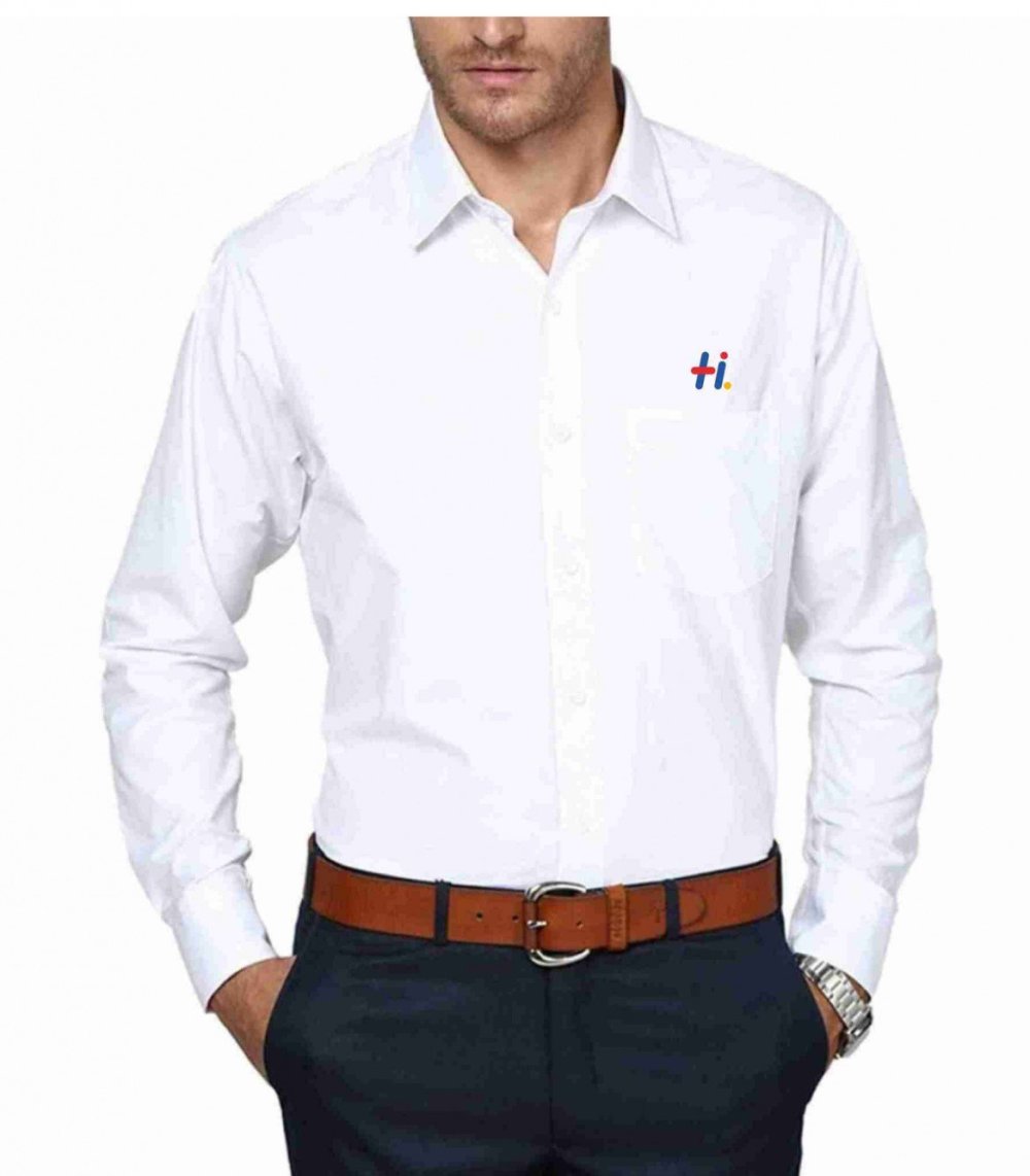 Белая рубашка расстегнутая