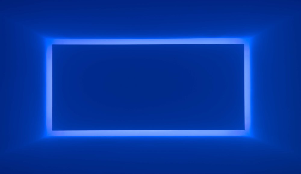 Синий неоновый фон