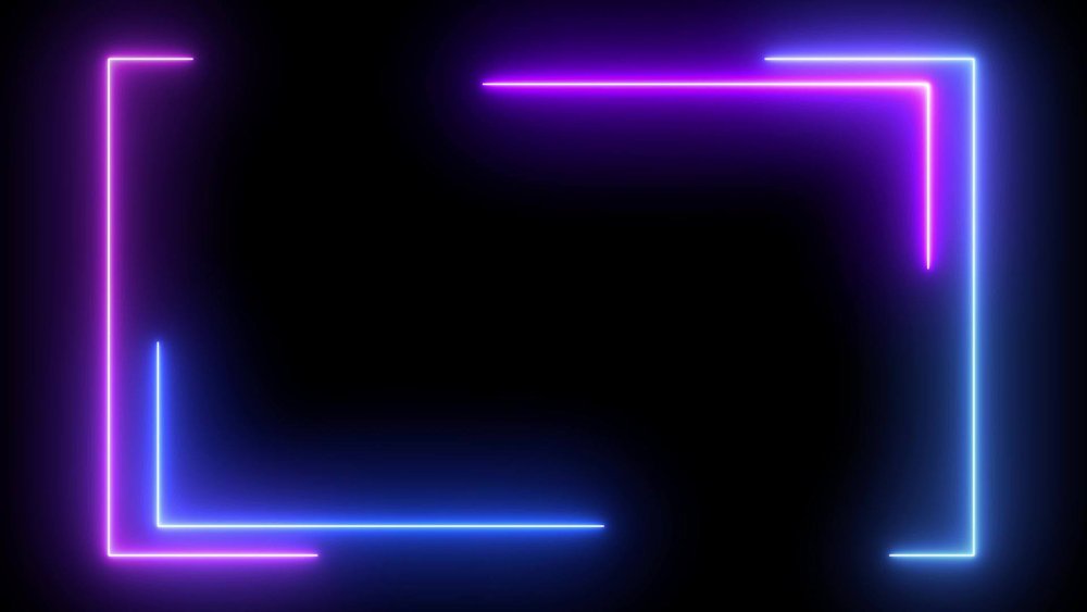 Неоновая рамка для стрима