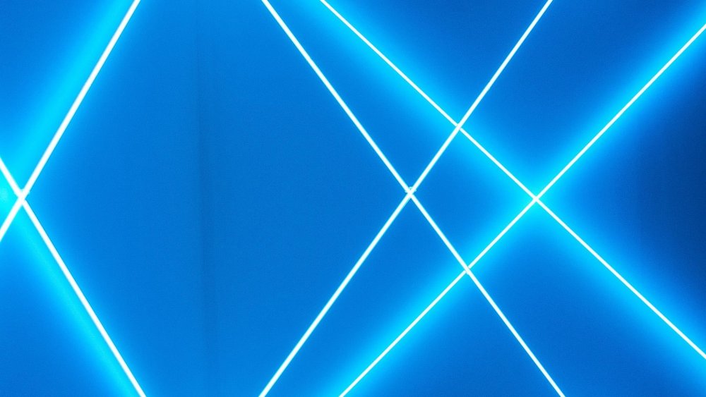 Синий неон Эстетика