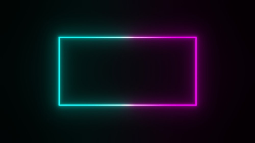 Синий неоновый фон