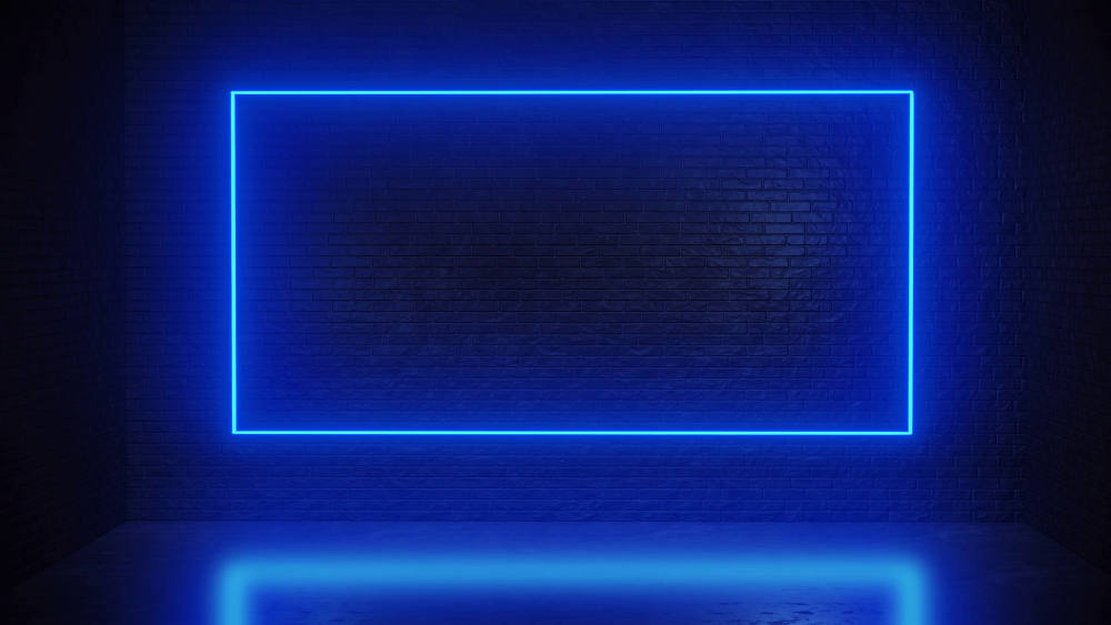 Рамка неон