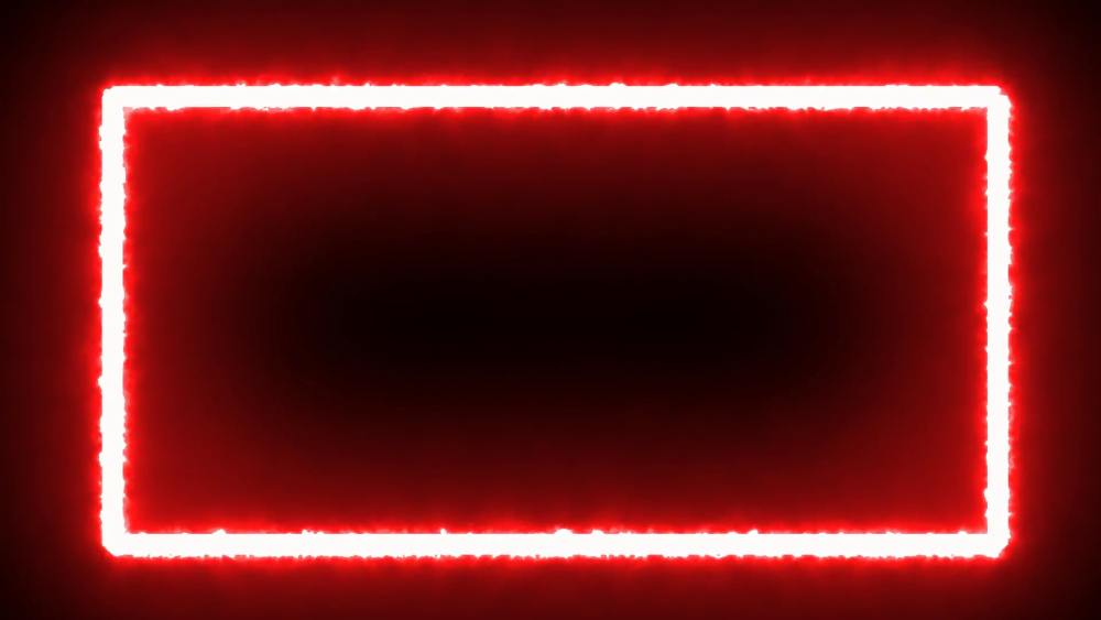 Неоновый прямоугольник вектор
