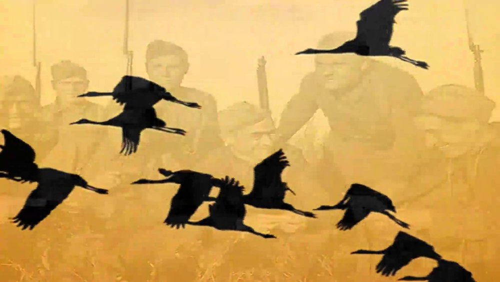 Трафареты журавля для декора