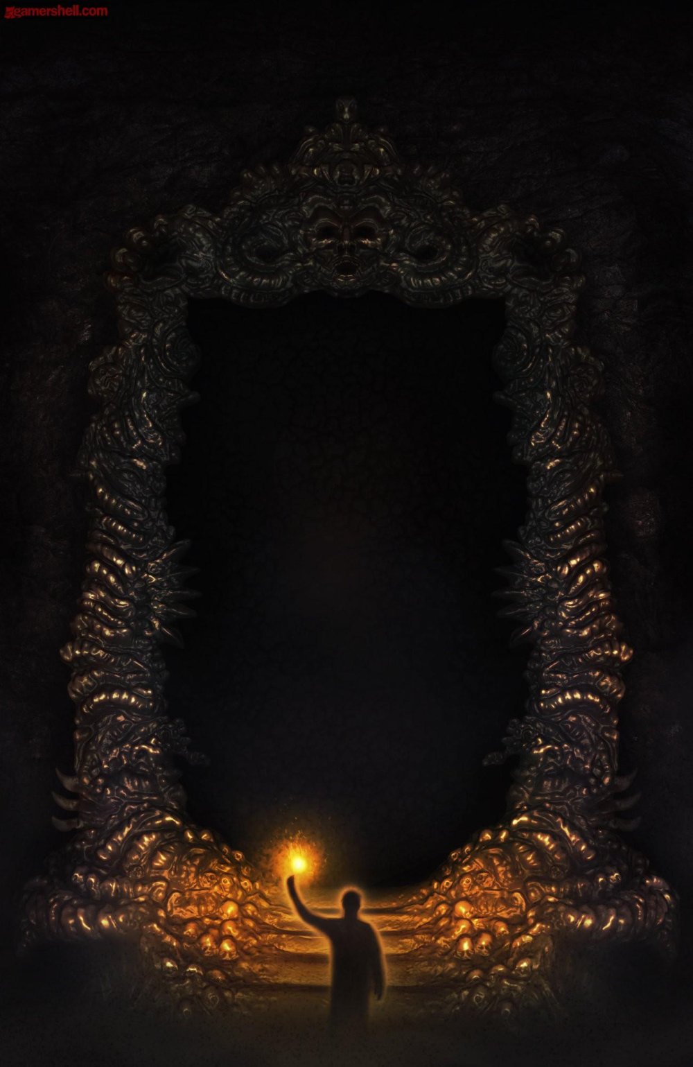 Зеркало в темной комнате