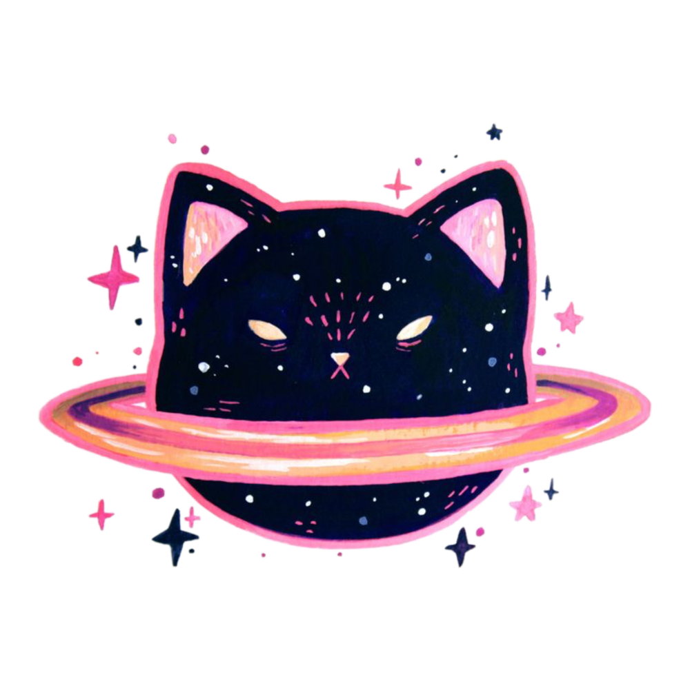 Стикеры космические котики