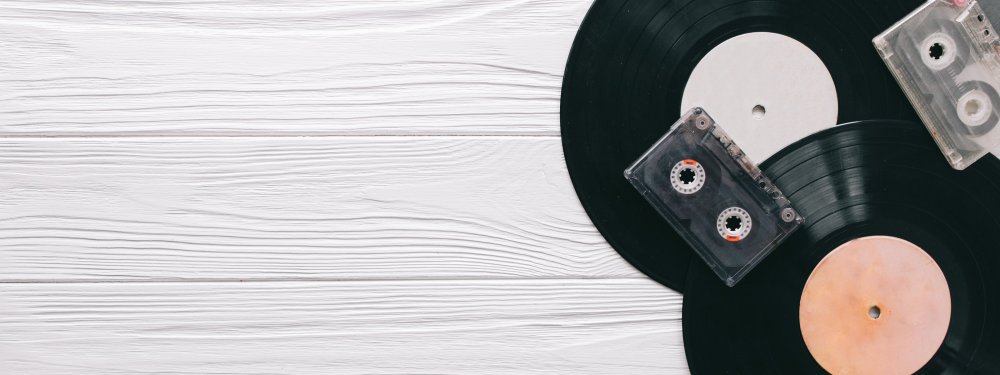 Старые пластинки фон