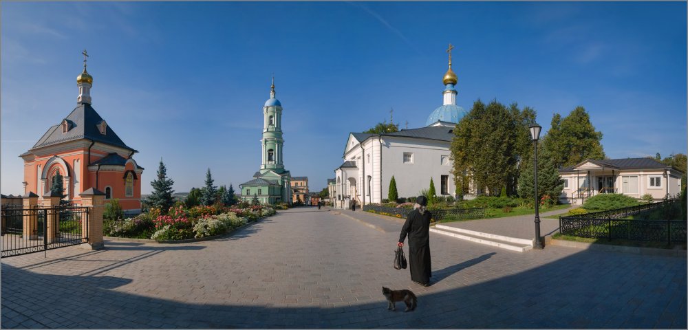 Оптина пустынь башня с ангелом