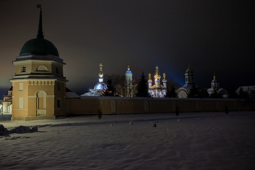 Оптина пустынь скит осень