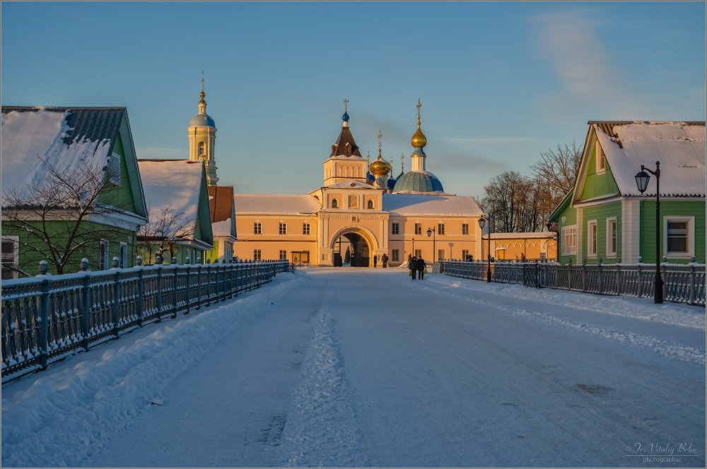 Оптина пустынь монастырь вид сверху