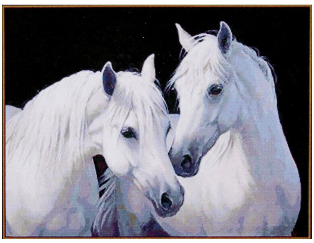 Картина "пара лошадей"