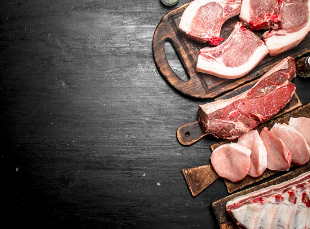 Фон шашлык сырой