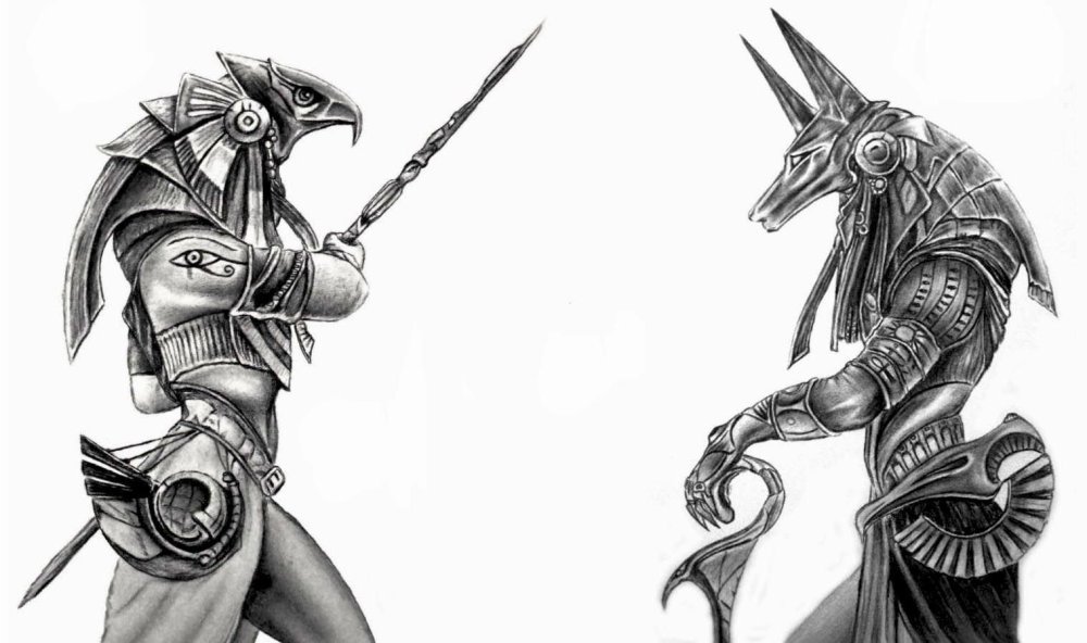 Осирис Бог Египта арт