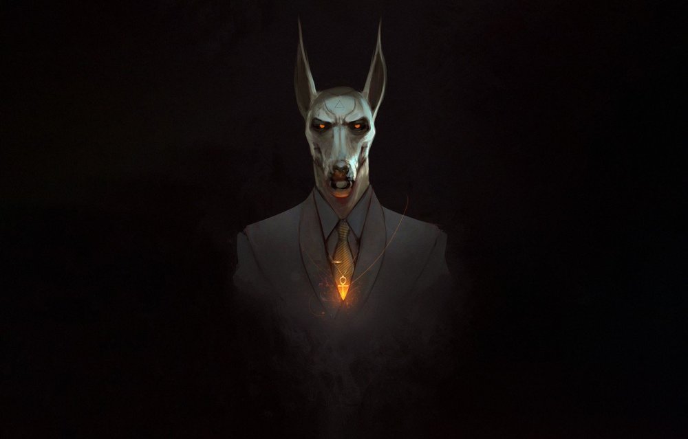 Анубис арт 4к