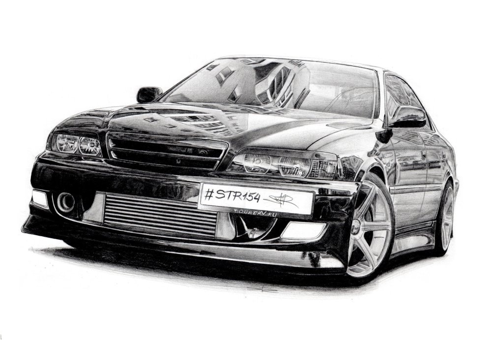 Toyota Chaser 100 закат