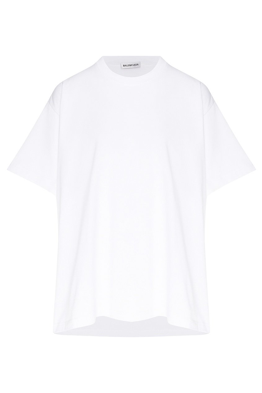 Белая футболка без принта