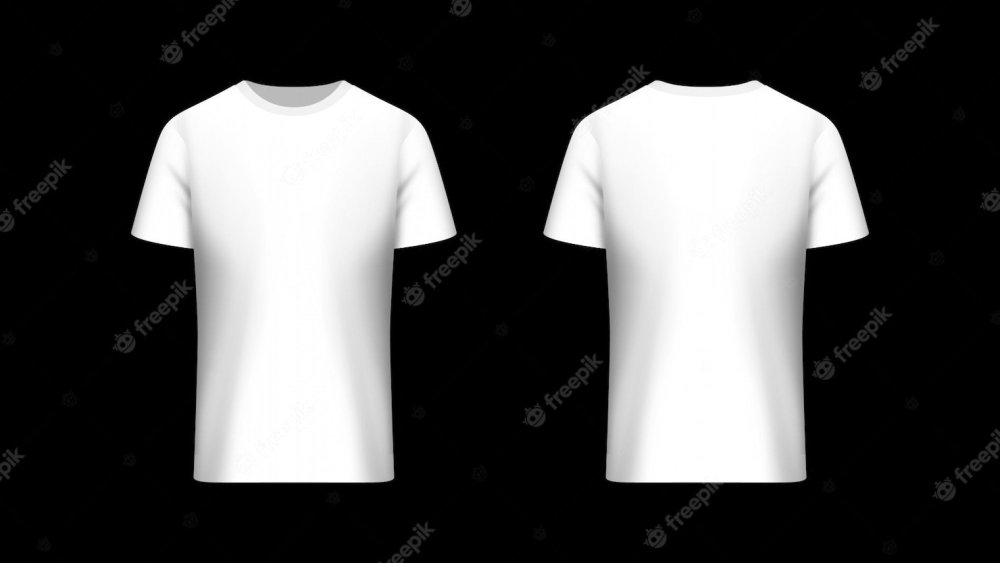 Футболка спереди и сзади