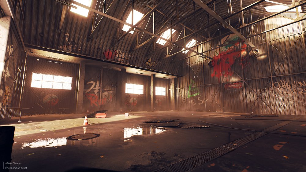 Ангар внутри