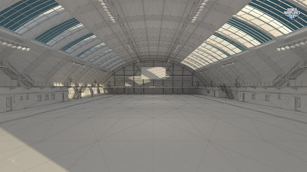 Ангар внутри
