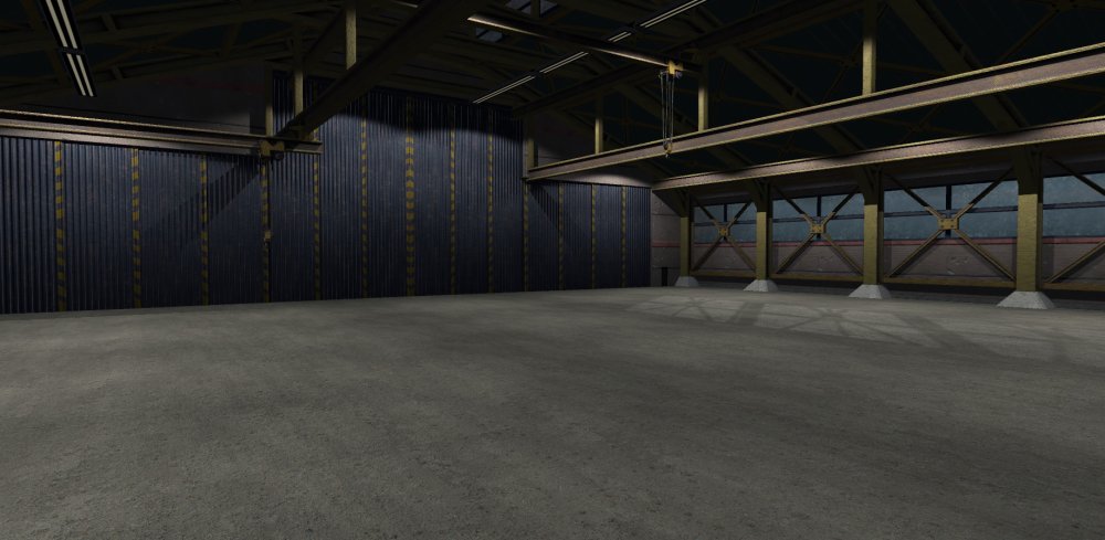 Производственное здание внутри