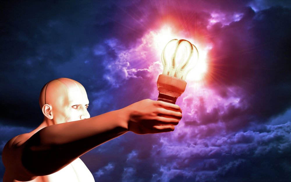 Лампочка над головой