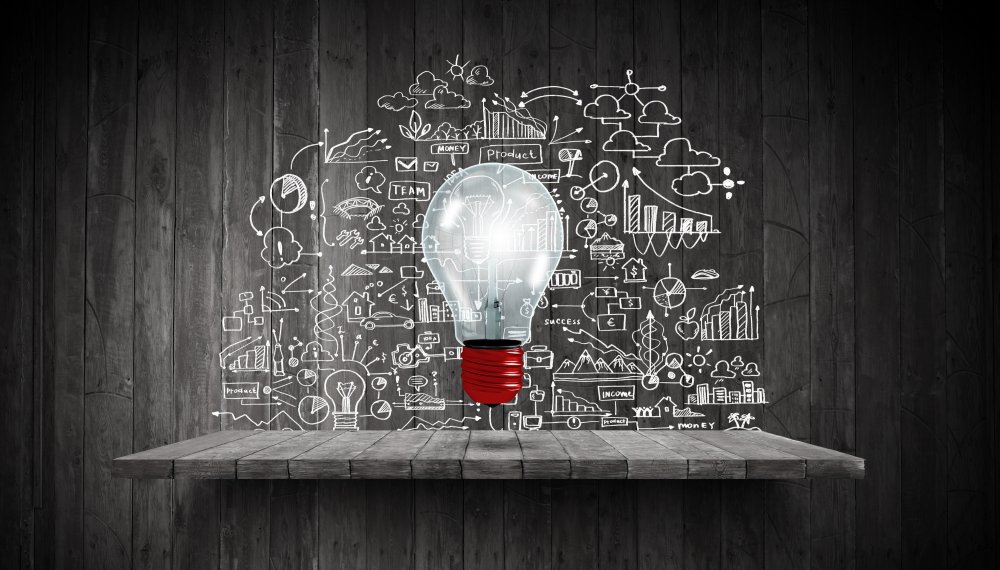 Человек с лампочкой