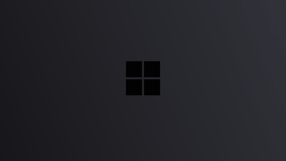 Черный рабочий стол виндовс 10