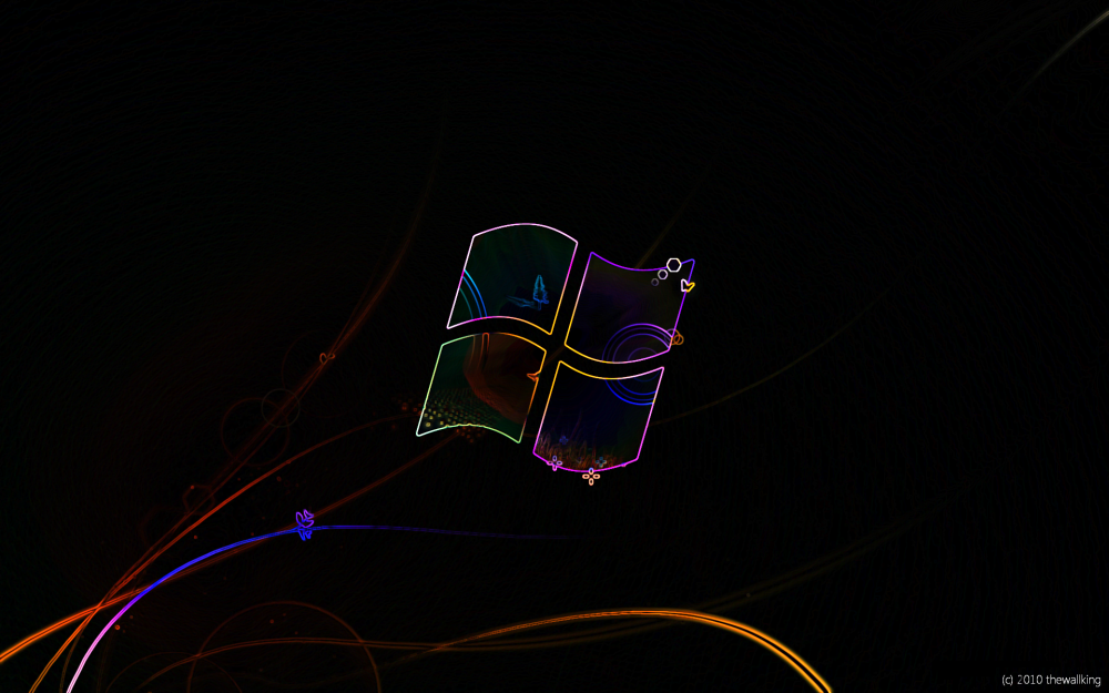 Черный фон виндовс