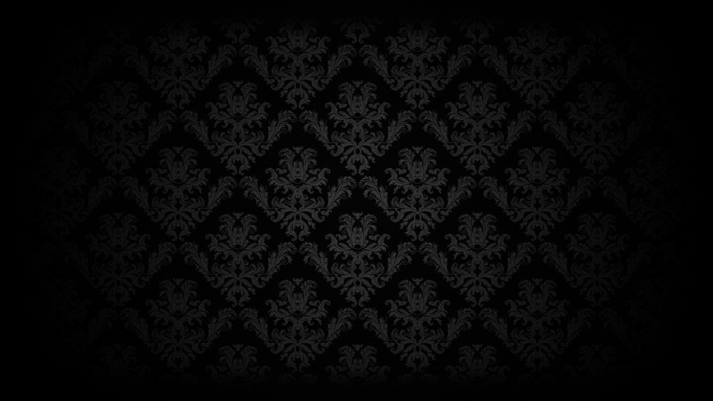 Черный фон с узорами