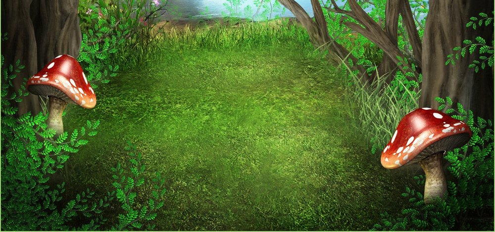 Фэнтези грибы девушка