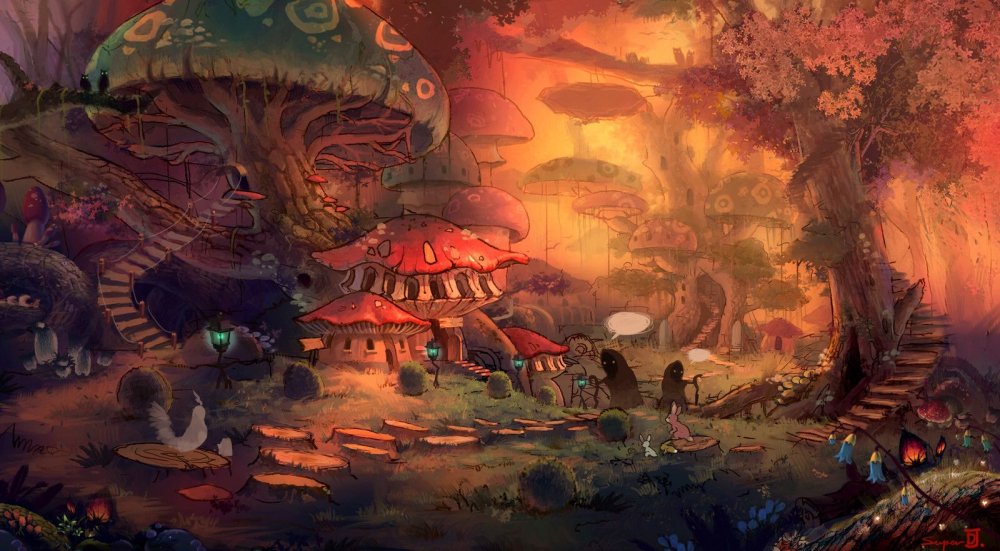 Гриб-друид Warcraft