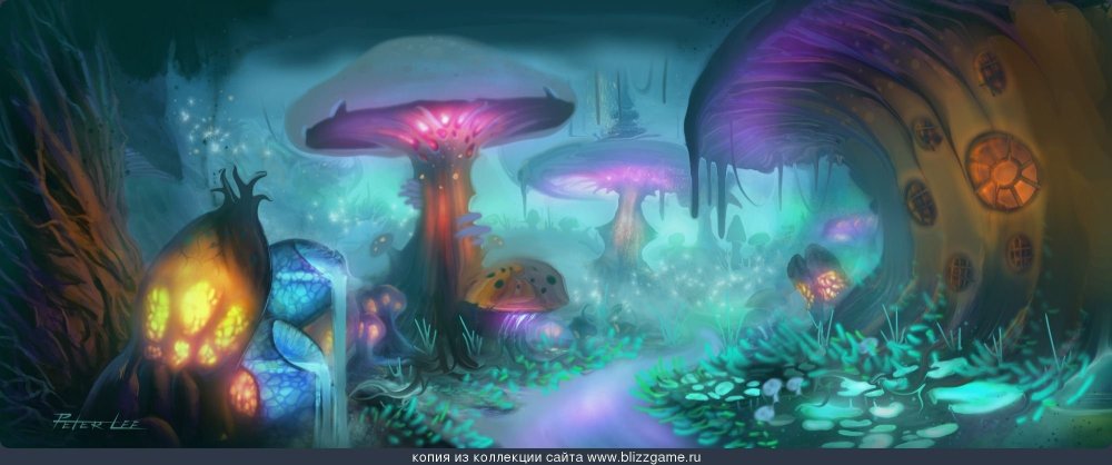 Дом в грибе фэнтези