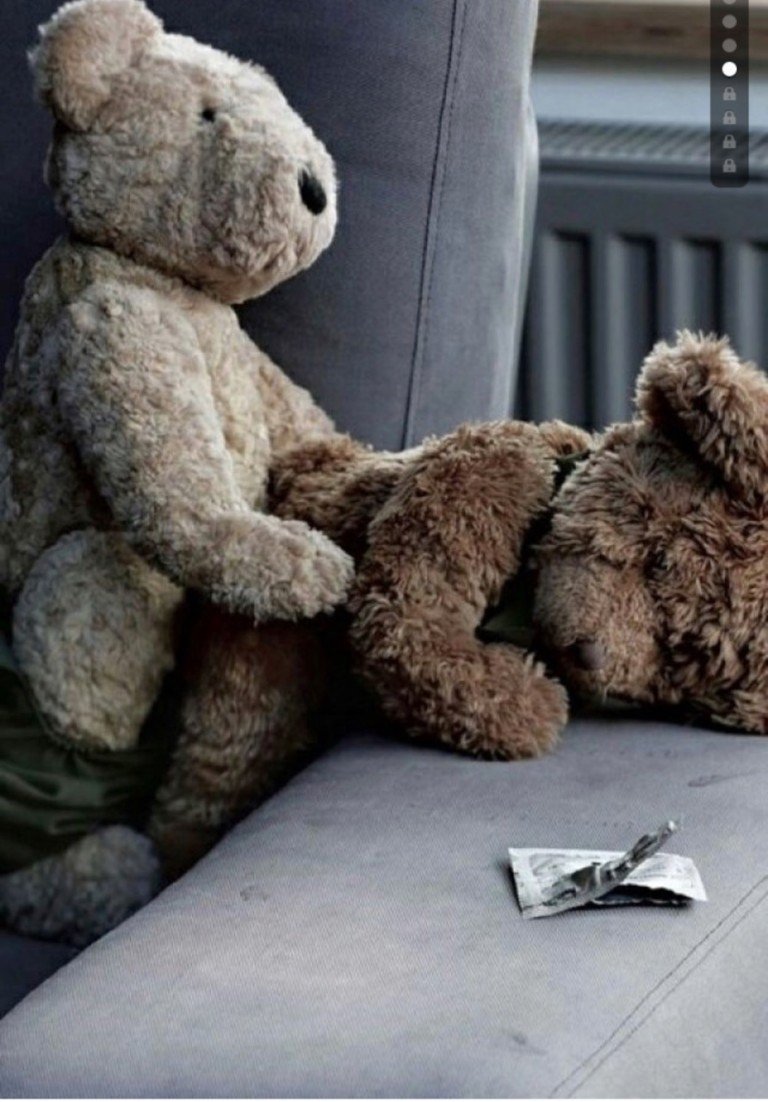 Грустный мишка