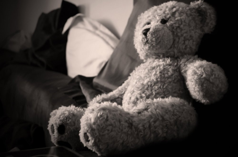 Грустные картинки мишка сидит на линии