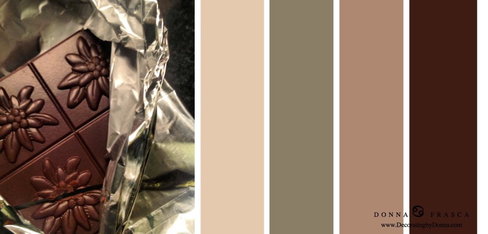 Коричневый шелк